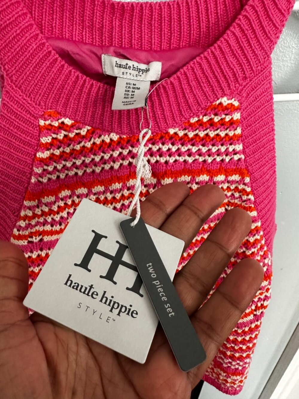 Haute Hippie 2-piece knit set: top and skirt - Picture 5 of 11